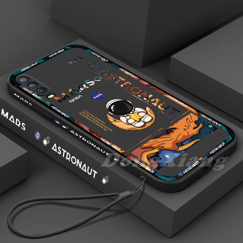 Ốp Điện Thoại TPU Mềm Hình Phi Hành Gia Cho Huawei Y6 Pro 2019 Y6P Y7A Nova 7i Nova5T 3i Y9S P30 Lite