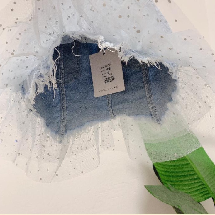 Mới Chân Váy Denim Mỏng Thời Trang 2022 Dành Cho Bé Gái