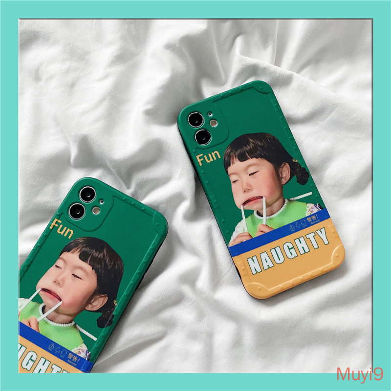 Ốp điện thoại mềm in hình bé gái độc đáo dành cho iPhone 12 Pro 11 PRO MAX X XS MAX XR 8 SE2 7plus | BigBuy360 - bigbuy360.vn