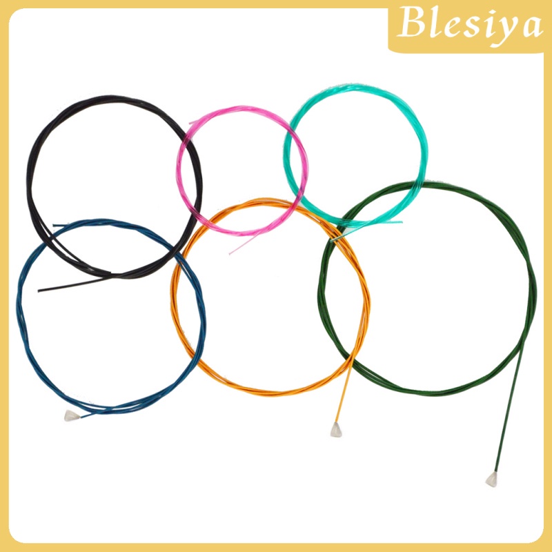 Bộ Dây Đàn Guitar 6 Dây Bằng Nylon Nhiều Màu