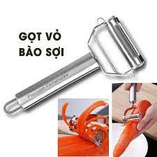 Dụng Cụ Gọt Rau Củ Quả Bào Nạo Sợi Inox 3 in 1