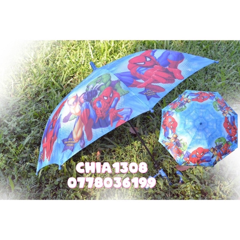 Ô Dù Bé Trai họa tiết hoạt hình dễ thương(sỉ ib)