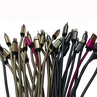 Cáp Lightning bọc dù chống đứt - Dài 25cm
