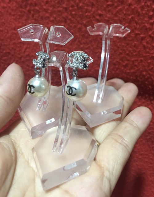 Đế mica trưng bày bông tai cao 5,5cm