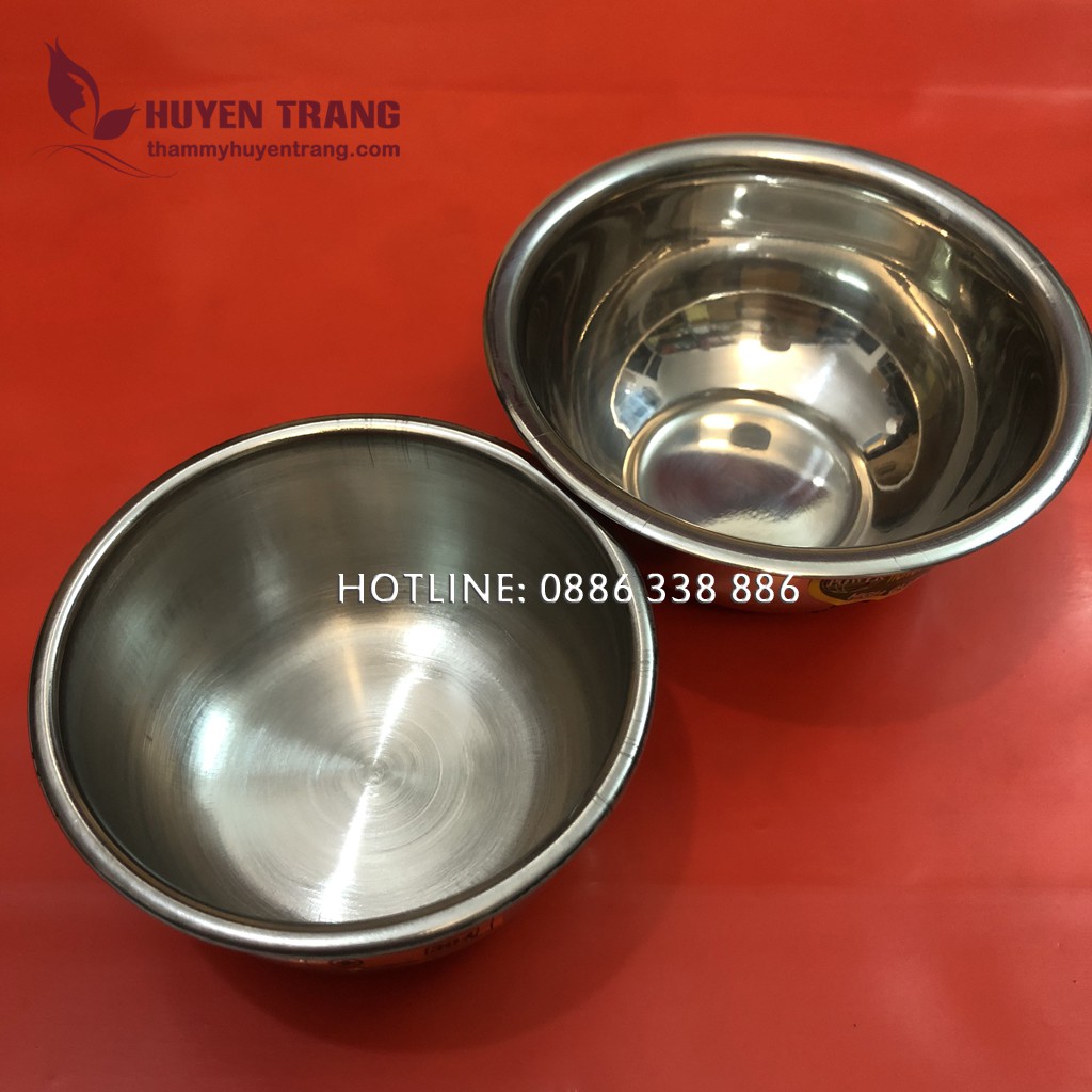 Bát inox - chén chum inox 8cm Trong Bộ Khay Hộp Inox Dụng Cụ Y Tế