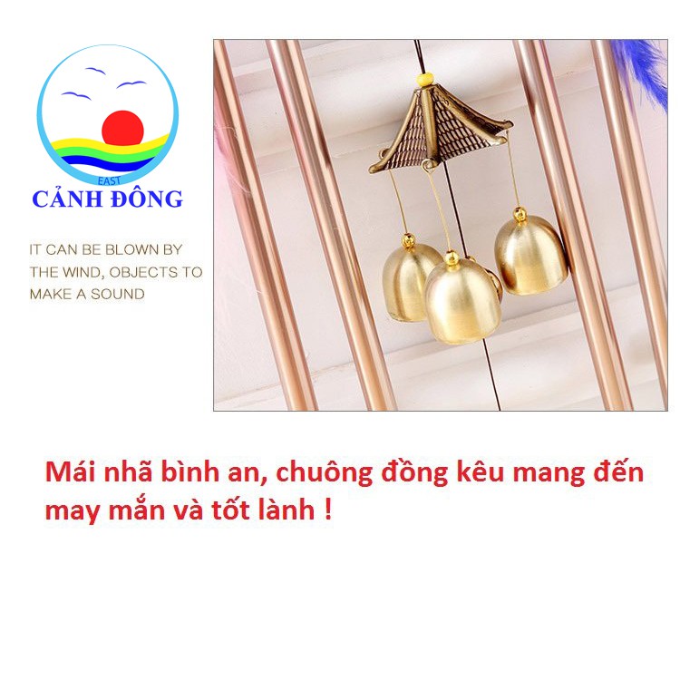 Chuông gió Dreamcatcher lưới bắt giấc mơ lông vũ mềm mại độc đáo sang trọng