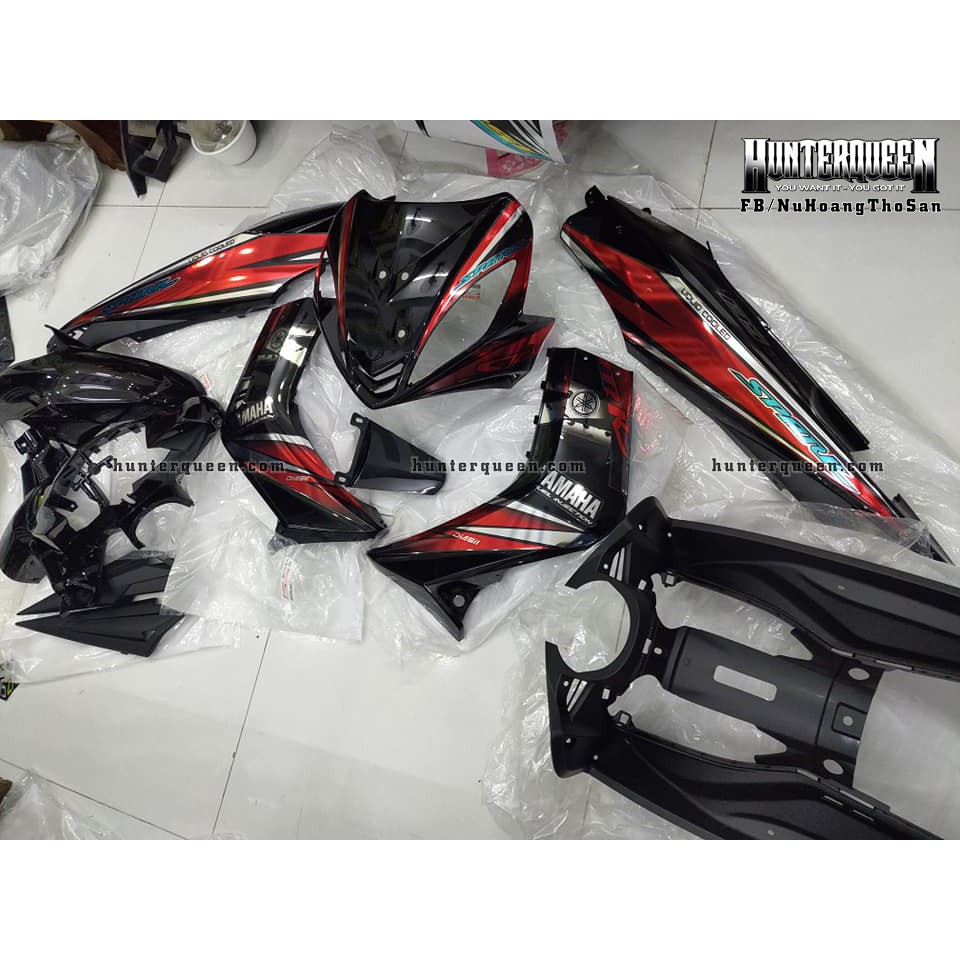 Tem xe Exciter 2009 đẹp - Tem Spark chế. Chất liêu crom - Nhiều màu tem - Kéo qua để xem thêm mẫu tem - Tùy chỉnh