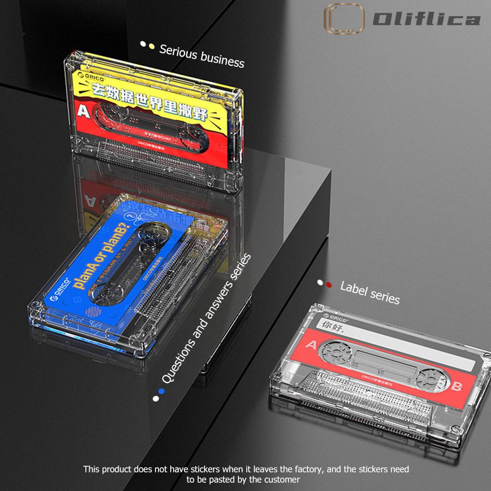 Mới Hộp Đựng Ổ Cứng Sata Hdd Ssd Orico 2580u3 Usb 3.0 Trong Suốt 2.5 Inch