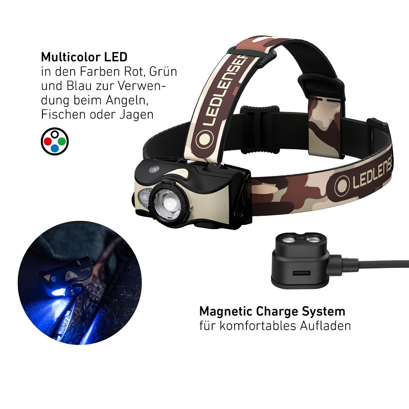 Đèn pin đội đầu LEDLENSER MH8 – 600 Lumens