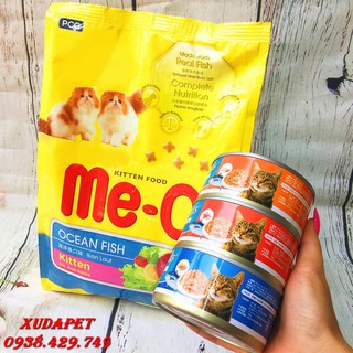Combo Thức Ăn MEO Cho Mèo Con 1.1kg Và 3 Hộp Pate Nhật Bản Cho Mèo Nhiều Vị thành phần tinh bột, Chất béo - SP005170