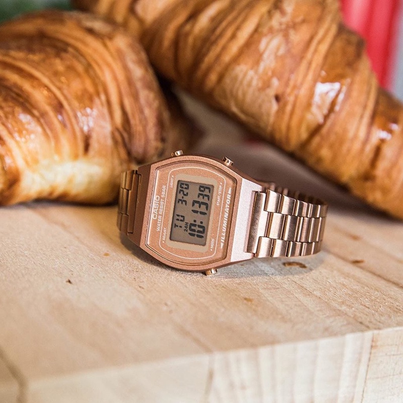 ĐỒNG HỒ UNISEX CAS SIO B640 ROSE GOLD THỜI TRANG