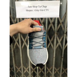 Giày thể thao PRO xám vạch xanh
