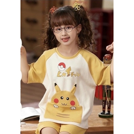 Lyvyshop - Bộ quần áo cộc tay cho bé gái 09-28kg (giá 01 bộ)