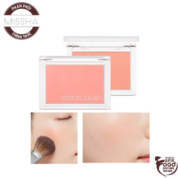 PHẤN MÁ HỒNG DẠNG NÉN XINH XẮN MISSHA COTTON BLUSH 4G CHÍNH HÃNG - 9933