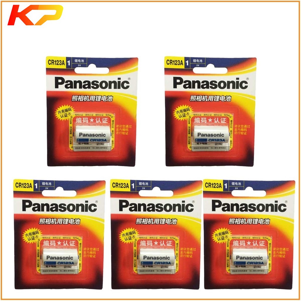 10 viên CR123A panasonic, pin máy ảnh CR123A