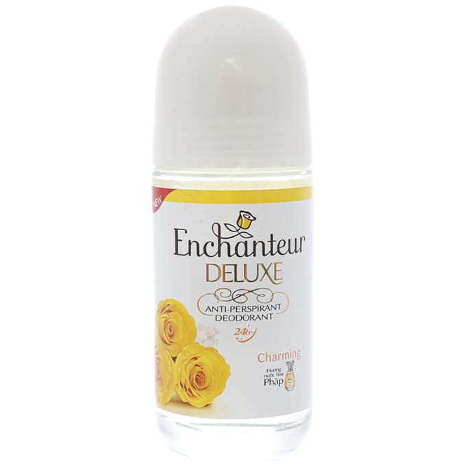 Lăn nách hương nước hoa Enchanteur Deluxe Sensation 50ml - Chai vàng