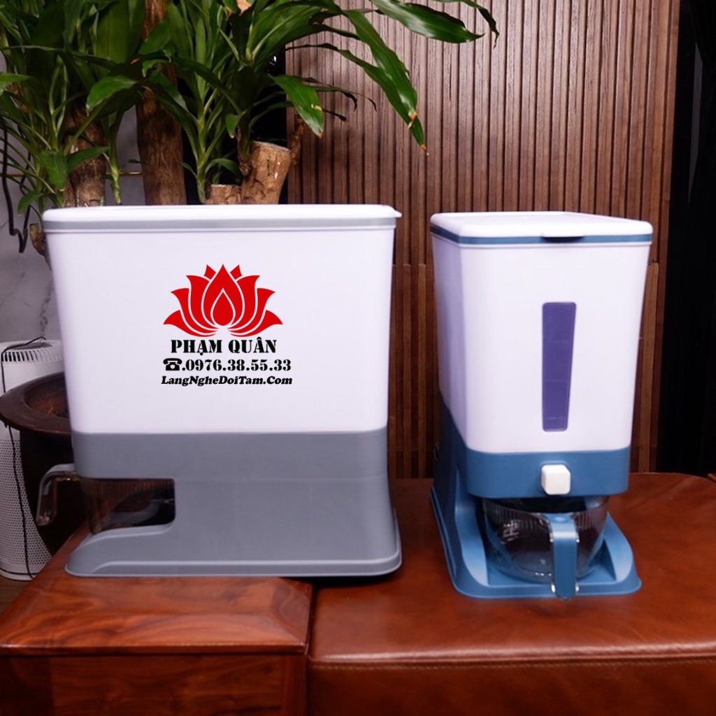 Thùng đựng gạo thông minh hàng cao cấp dung tích 12kg dành cho gia đình