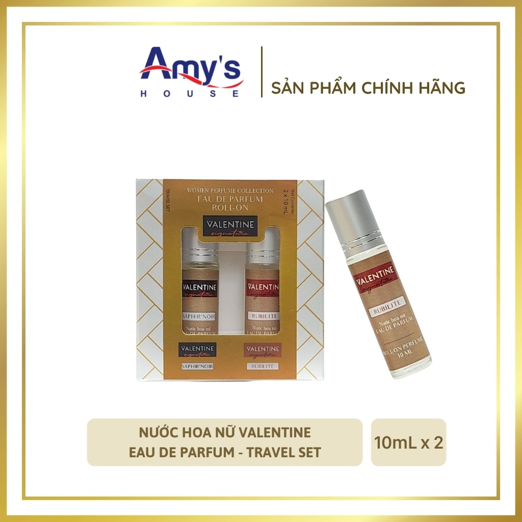 [100% Hoàn tiền] Nước Hoa Nữ Mini VALENTINE 2 in 1 - Dạng Lăn