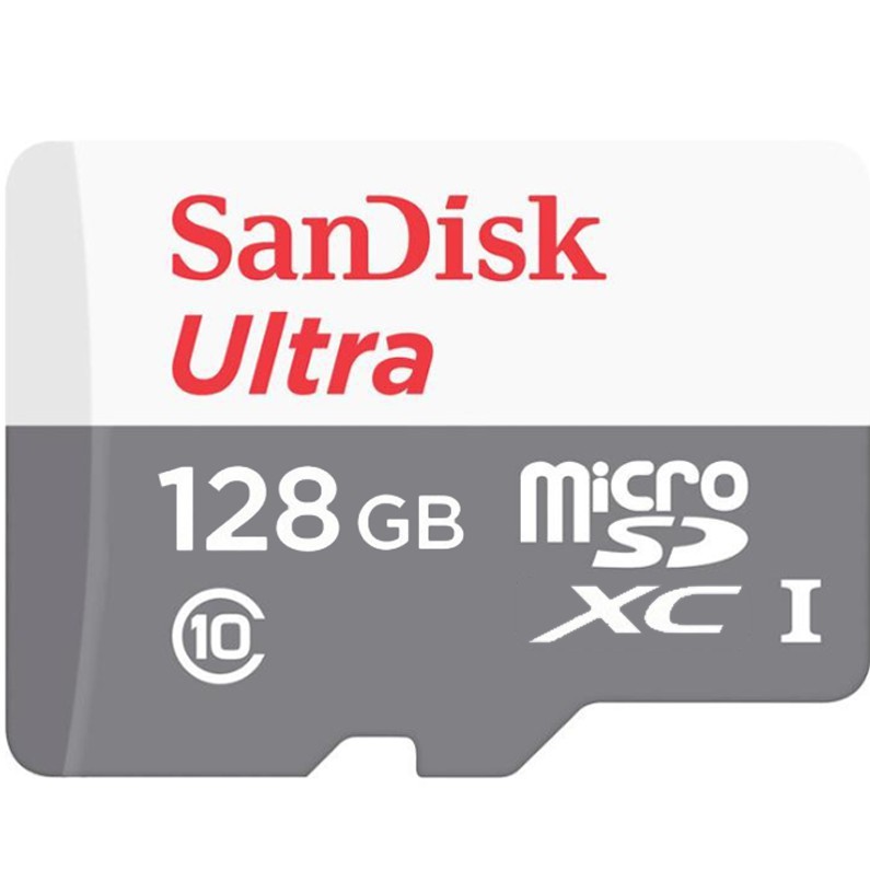Thẻ nhớ Sandisk Ultra 128GB Class10 - Hàng nhập khẩu - Bảo hành 5 năm !!!