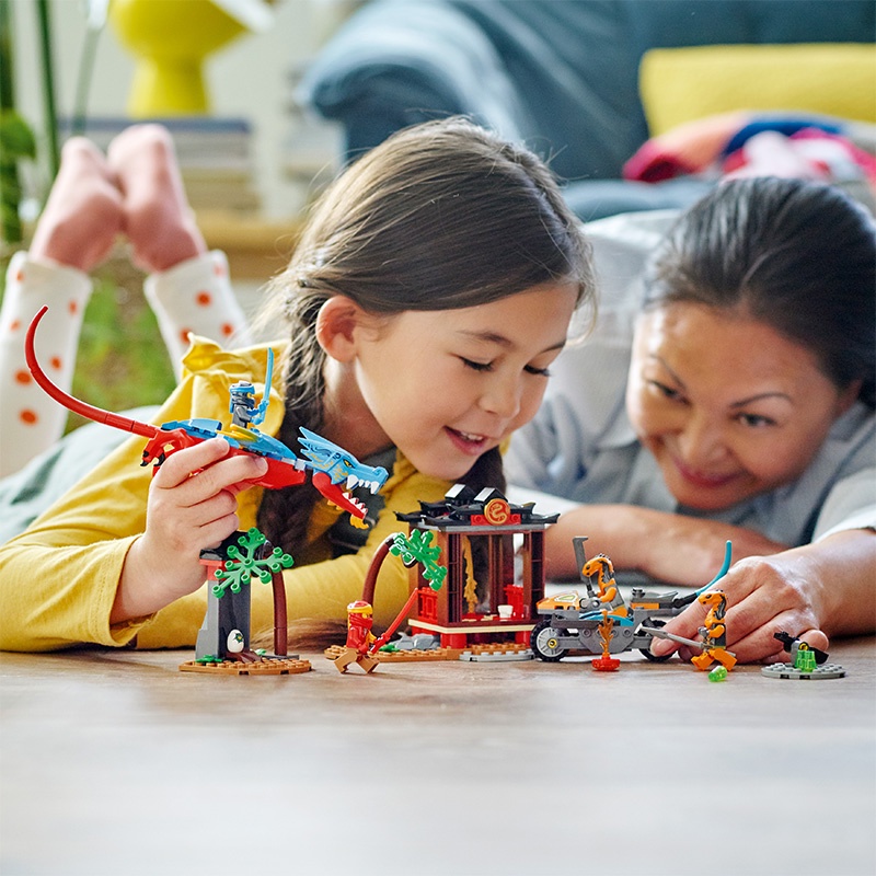 Đồ Chơi LEGO Rồng Xanh Bảo Vệ Đền Ninja 71759 (161 chi tiết)