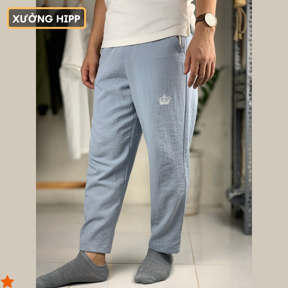Quần Đũi Dài Nam Ống Suông Xuất Mỹ Logo Dolce Thêu Độc Đáo, Chuẩn Form Tôn Dáng Cực Đẹp XƯỞNG HIPP VNXK QDĐL | BigBuy360 - bigbuy360.vn