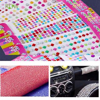 ROW 3D Self Adhesive Children Gift Mixed Color Multi-styles Acrylic Jewelry|Stickers