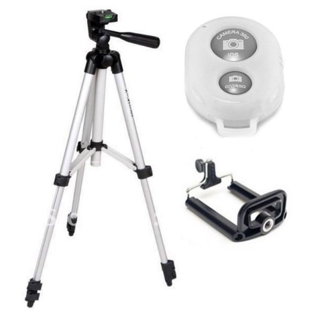 Chân máy chụp hình Tripod 3110 + Remote chụp hình