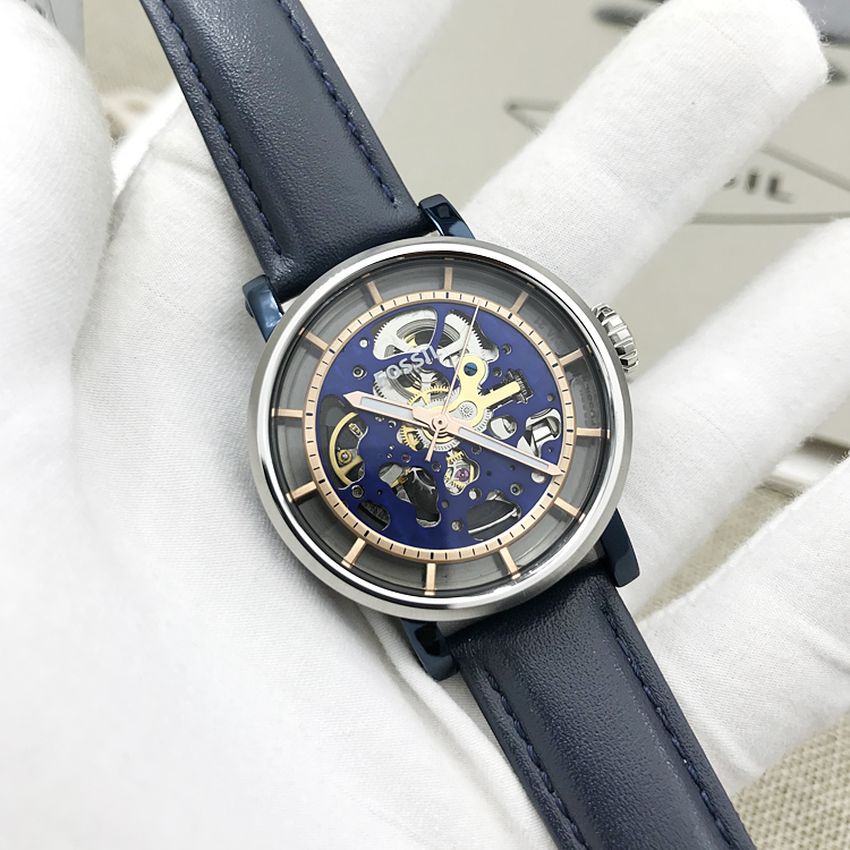 Đồng Hồ Nam Nữ Fossil 38mm ME3136 - Automatic - Dây da - Unisex