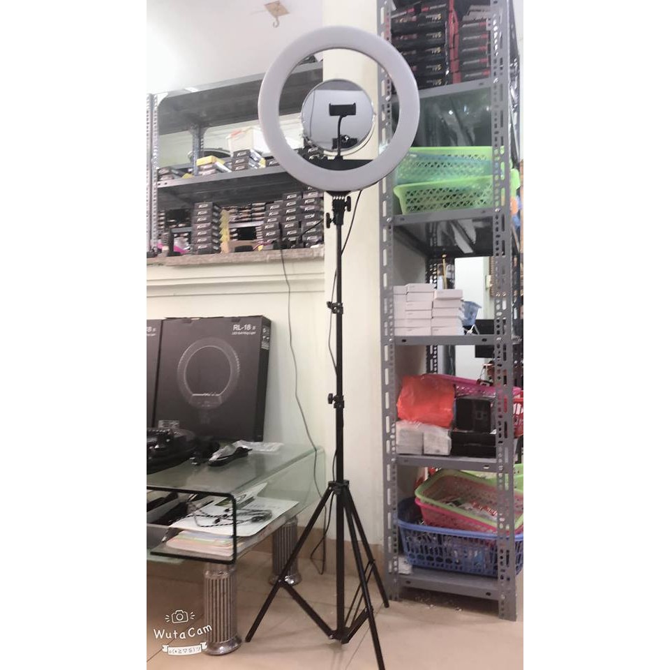 [Size Lớn 45cm có Clip] Đèn Livestream Size 45cm, Đèn Make Up, Phun Xăm Loại Cao Cấp Có Gương