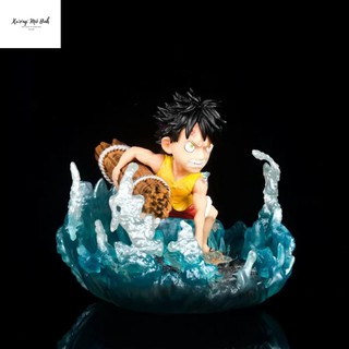 Mô Hình Monkey D. Luffy có đèn Led - Cao 8cm