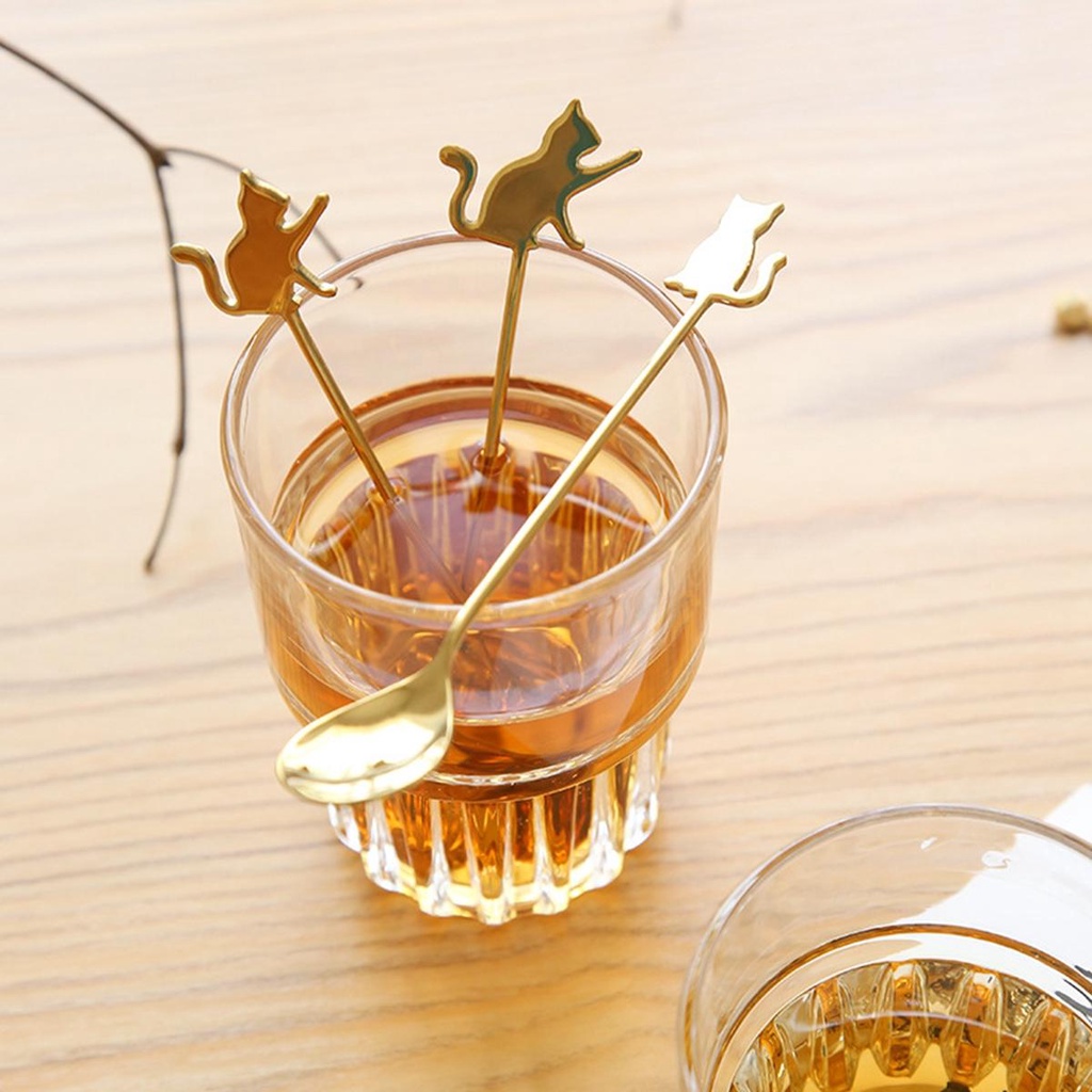 Muỗng Khuấy Bằng Thép Không Gỉ Hình Cá Dễ Thương