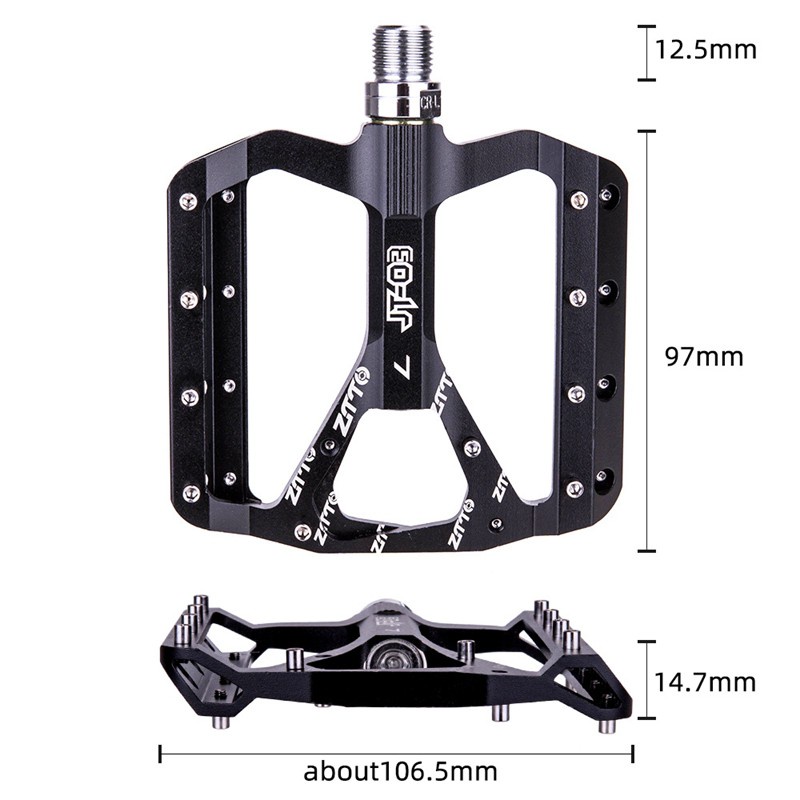 ZTTO Bicycle Ultralight JT03 Pedal for Road Mountain Bike Red