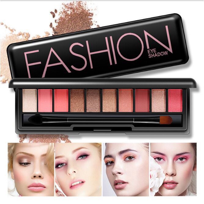 (shop bioaqua) BẢNG PHẤN MẮT 10 Ô EYE SHADOW BIOAQUA