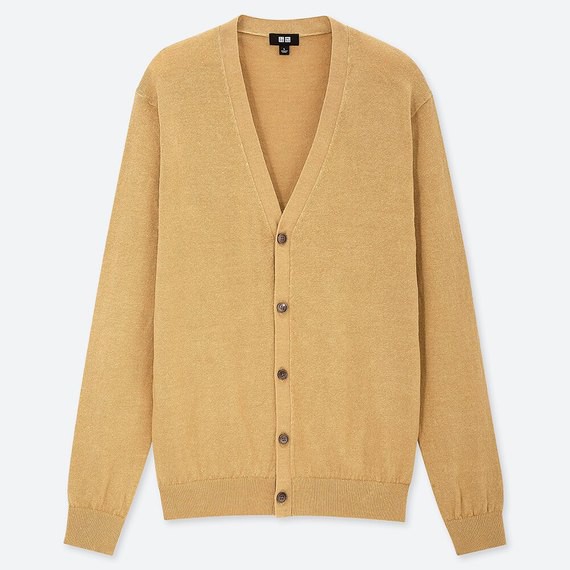 Áo khoác len cardigan nam cổ tim trẻ trung, năng động của Uniqlo