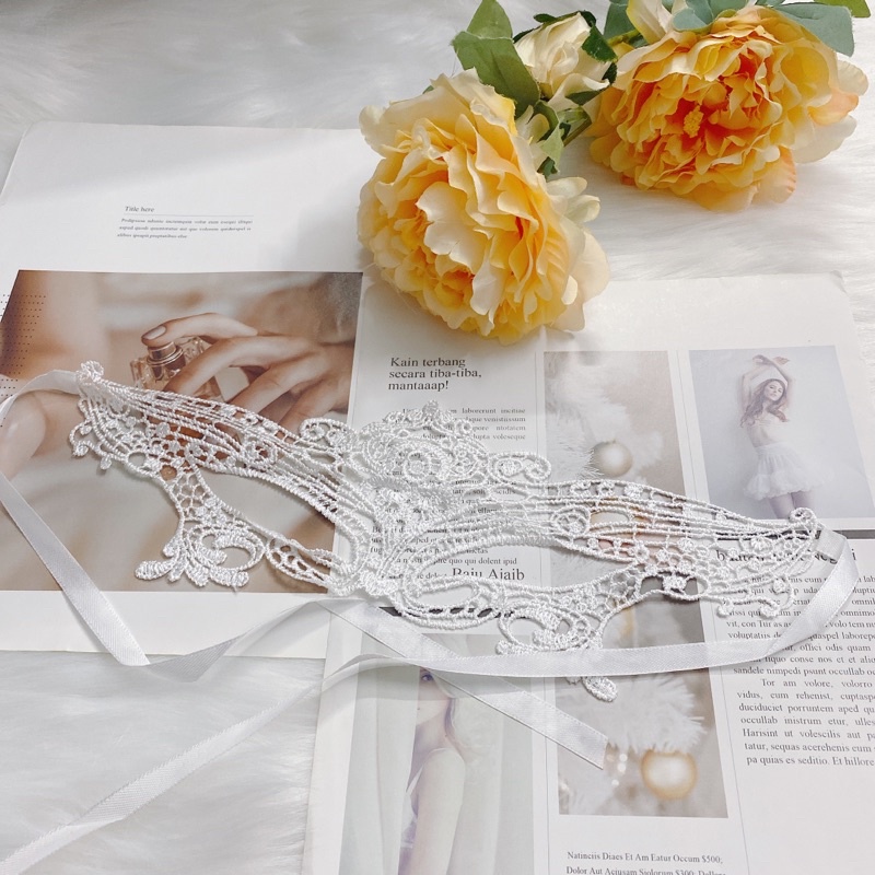 MN001 - Mặt nạ ren hóa trang sexy gợi cảm - Mặt nạ bịt mắt phụ kiện chụp ảnh cosplay - BỊT MẮT SEXY | BigBuy360 - bigbuy360.vn