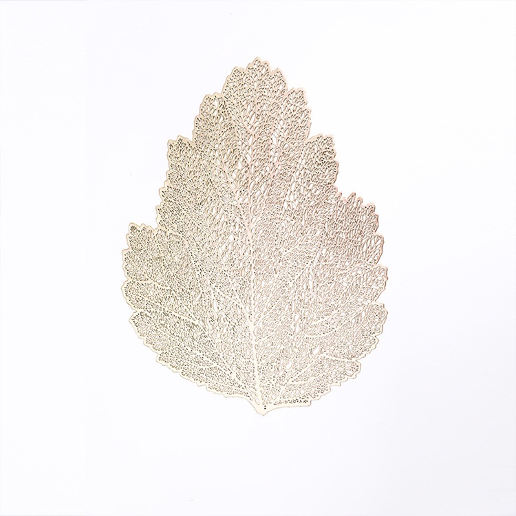 Tấm Lót Cách Nhiệt PVC, Miếng Lót Bàn Ăn Hình Chiếc Lá, Thảm Trải Bàn Ăn Gia Đình, Nhà Hàng  - Maydecor