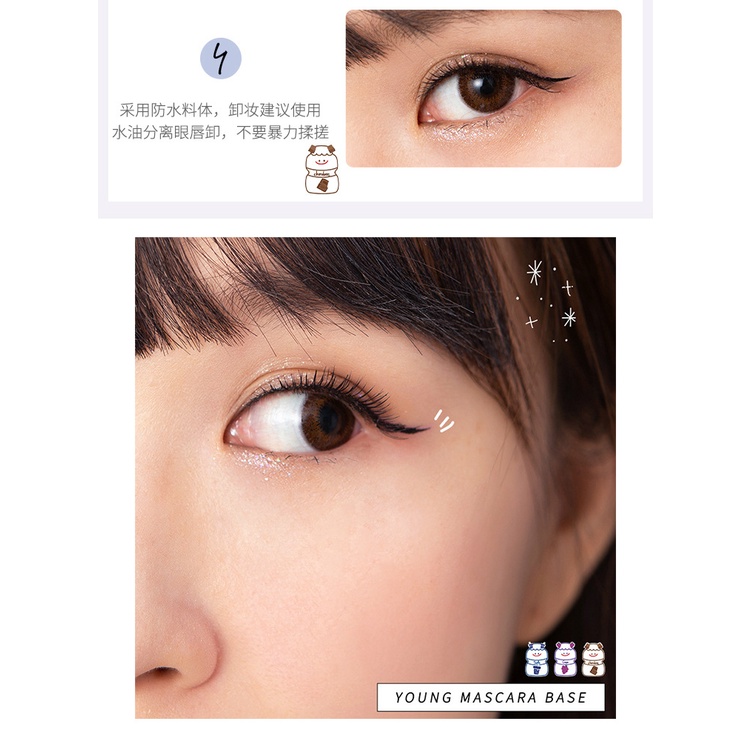 Mascara lót mi Flortte 5g chống nước lâu trôi uốn cong tự nhiên