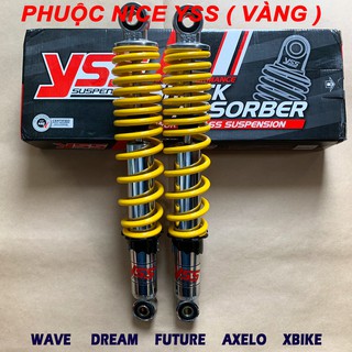 Phuộc Nice Cho Wave Dream Future Xbike Axelo - YSS Màu Vàng