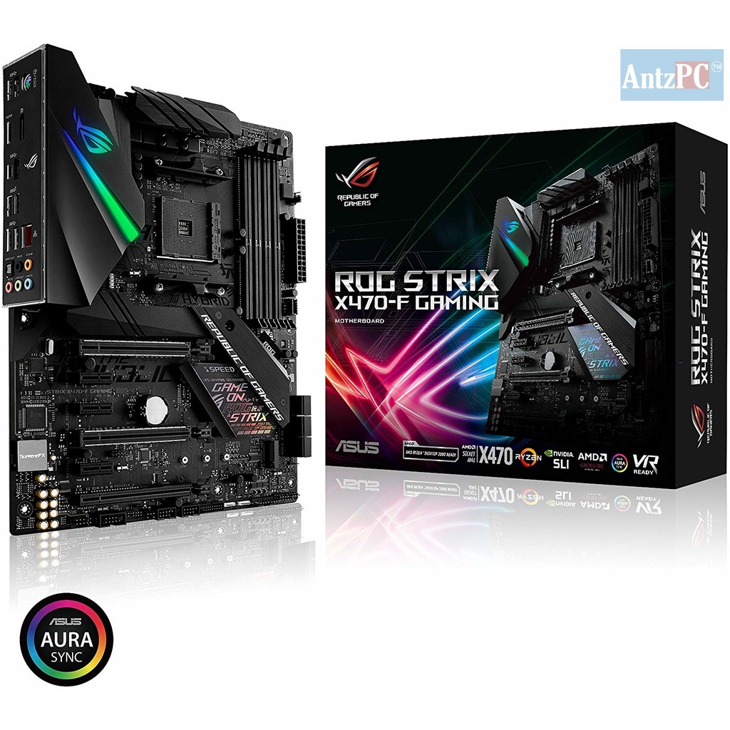 Bo mạch chủ ASUS ROG STRIX X470-F GAMING [Hàng nhập khẩu]