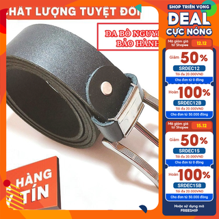 Dây Nịt Da Bò Cao Cấp Bao Test Lửa -Thắt Lưng Nam Da Bò Thật -  Bán Từ Xưởng BH 2 Năm