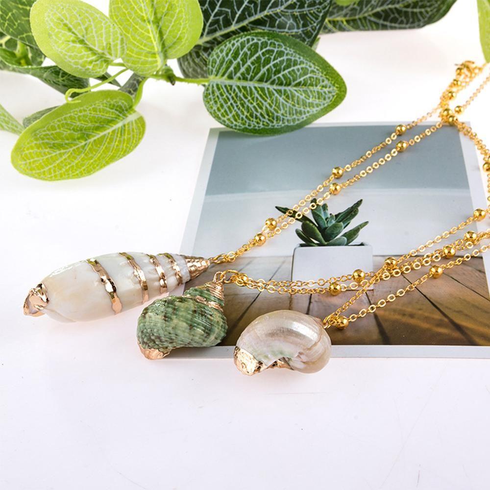 FORBETTER Vòng cổ Vỏ Sò Phong Cách Boho