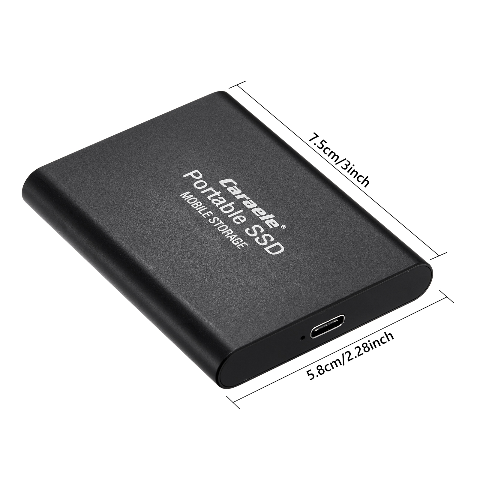 USB 3.1 Solid State Drive External Hard Drive 1TB SSD Compatible for Desktop Laptop PS4 High Speed Transmission