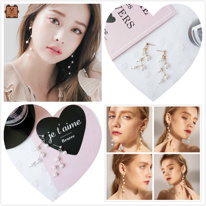 Hoa tai tua dua dài phong cách Hàn Quốc thời trang cho nữ