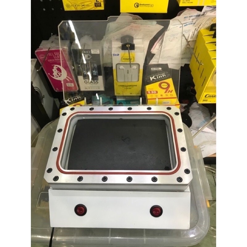 Máy ép kính bóng hơi van cơ,tư động,bấm nút giá rẻ cho ae thợ ép kính