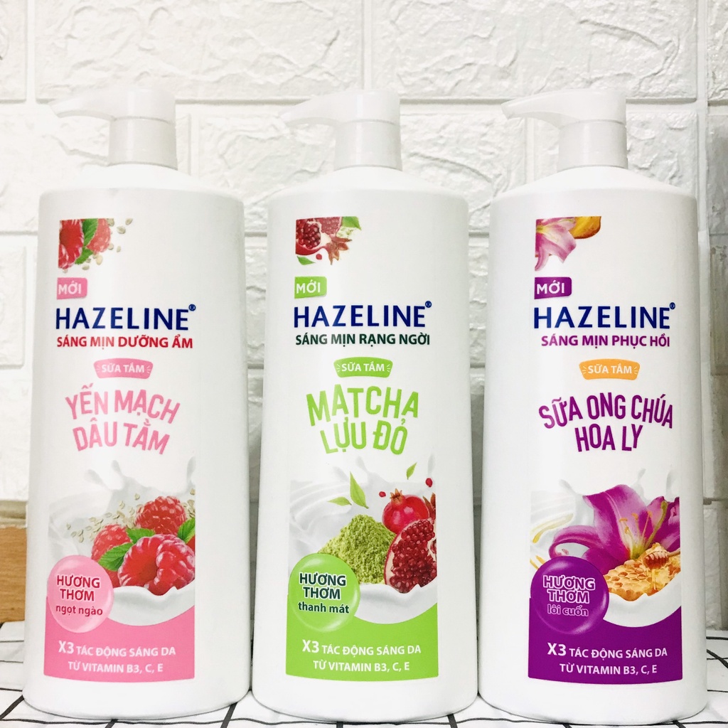 Sữa tắm dưỡng da Hazeline 1kg (Chai)