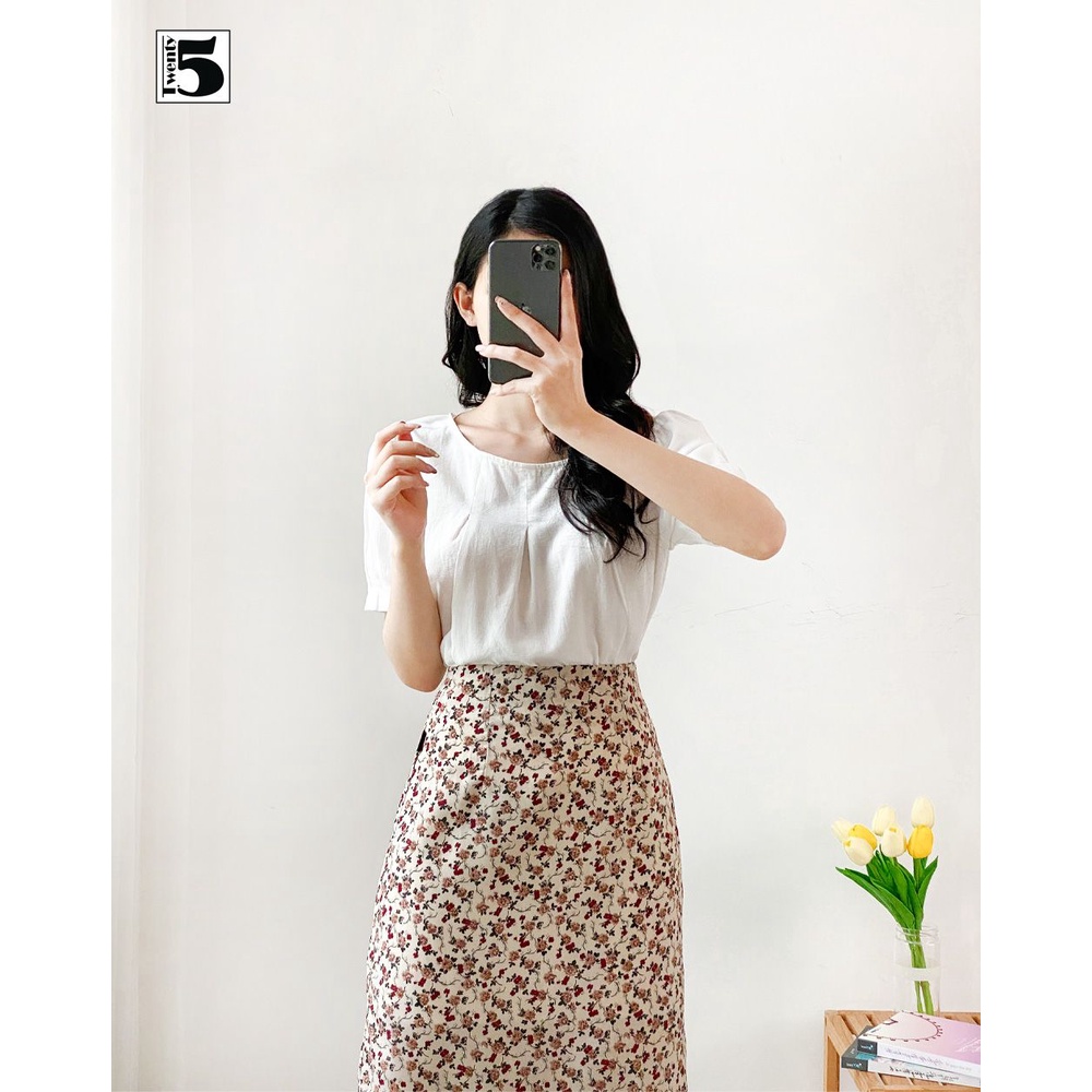 Chân váy nữ dài xẻ tà Twentyfive N310