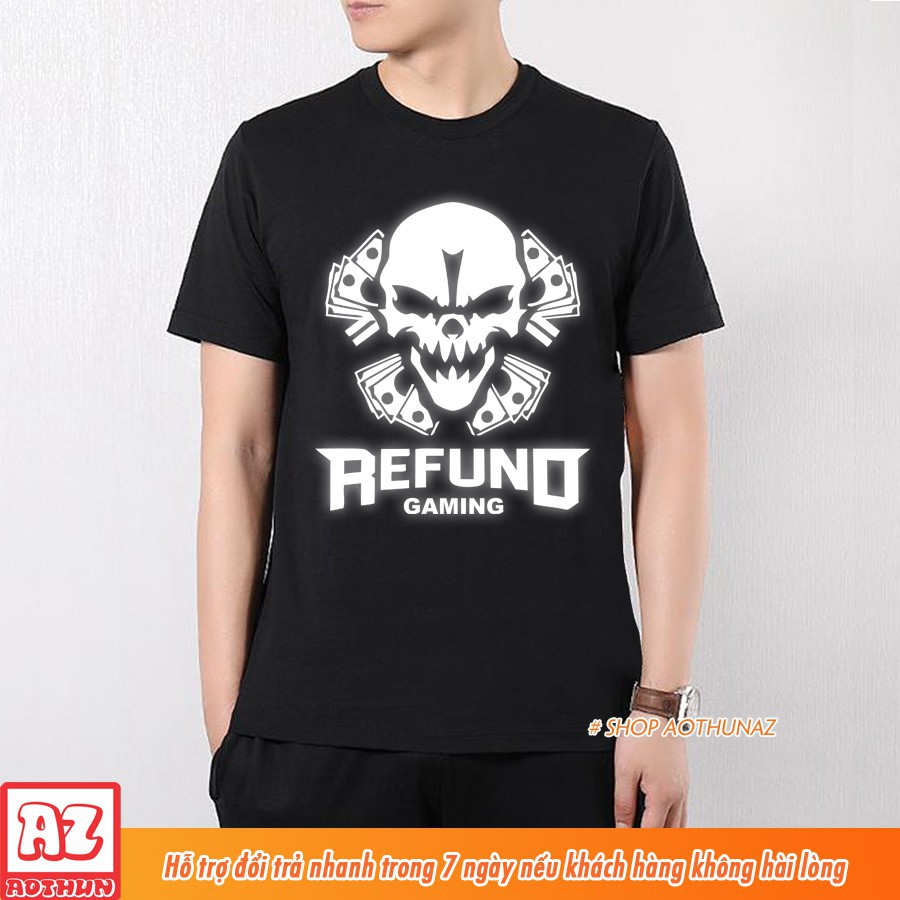 (SALE 30%) Áo thun game PUBG Refund Gaming Team Logo phản quang cực đẹp M2611