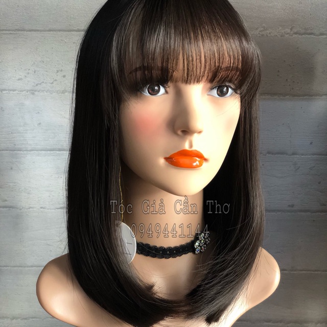 ❤️❤️❤️ TÓC BỘ CÚP 40cm NÂU ĐEN❤️❤️❤️