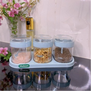 Lọ đựng gia vị Việt Nhật (Bộ 3 lọ)