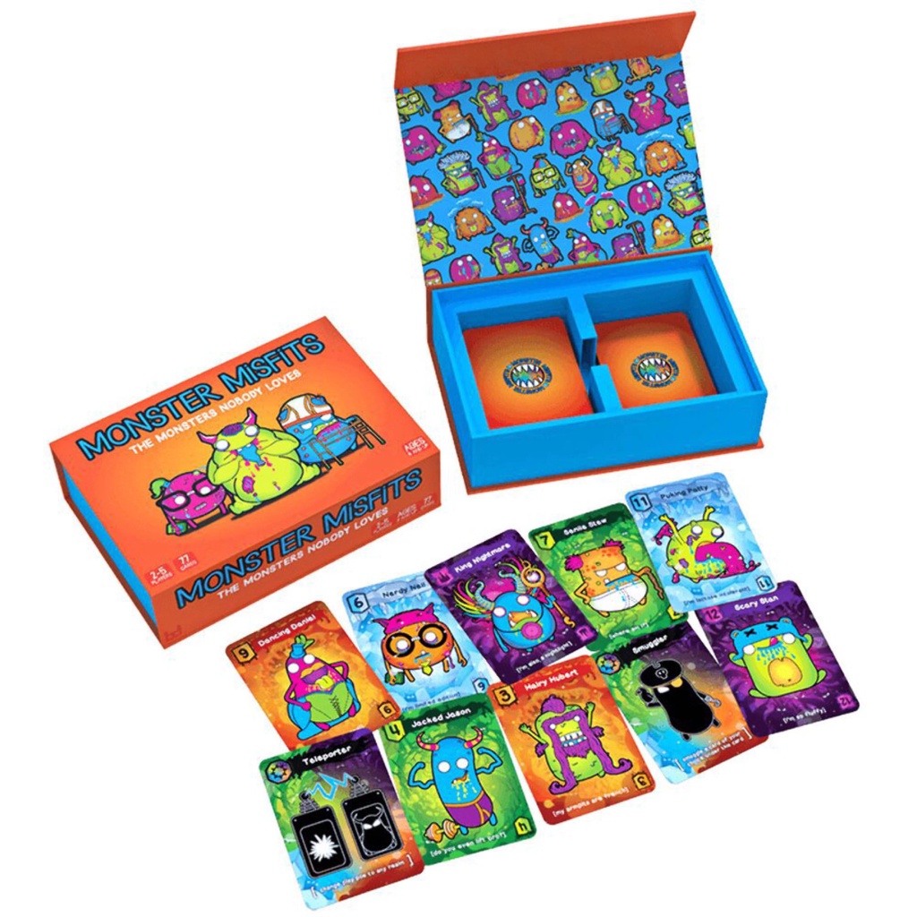 Board game Monster Misfits - Monster Rejects Thú Vị Cho Bé